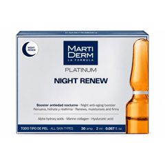 Martiderm Platinum Night Renew 10 Ampoules