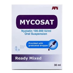 Mycosat Oral Suspension 30 ml
ميكوسات محلول الفطريات بالفم 30 مل
