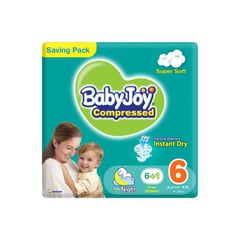 Baby Joy Compressed Junior 2XL (6) 16-25 Kg Saving Pack (6+1 Free Diapers)
