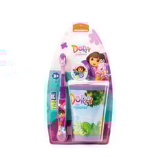 Nickelodeon Tooth Brush Dora With Glass
