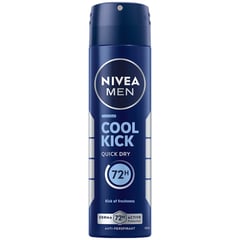 Nivea Deo Spray For Men Cool Kick 150 ml
نيفيا مزيل عرق بخاخ للرجال كول كيك 150 مل