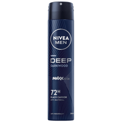 Nivea Men Deo Spray Deep Darkwood Maxxtech 200 ml
نيفيا مزيل عرق بخاخ رجالي ديب دارك وود ماكس تك 200 مل