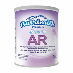 Nutrimilk Premium (AR) Baby Milk 400g
نيوتريميلك بريميوم (ايه آر) حليب أطفال 400 جم