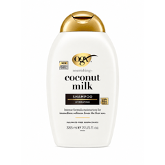 Ogx Nourishing + Coconut Milk Shampoo 385 ml
او جي إكس شامبو مغذي بحليب جوز الهند 385 مل