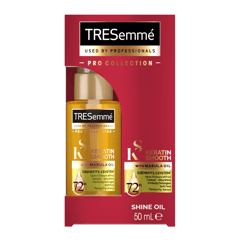 Tresemme Hair Oil Keratin Smooth&Shine Oil 50Ml
تريسمي زيت شعر زيت اللمعان نعومة الكيراتين 50مل