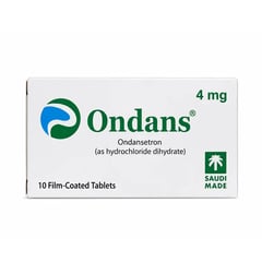 Ondans 4Mg 10 Film Coated Tablets
