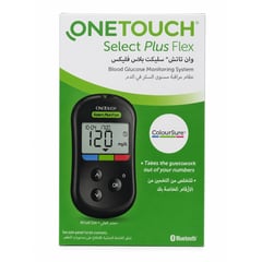 One Touch Select Plus Flex Blood Glucose Monitoring Device
وان تاتش سيليكت بلس فليكس جهاز قياس نسبة السكر في الدم