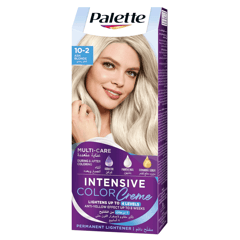 Palette Intensive Color Creme 10-2 Ash Blonde
باليت صبغة شعر إنتنسيف كريم 2-10 أشقر رمادي
