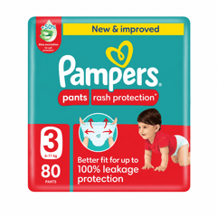Pampers Pants (3) 6-11 Kg Mega Pack 80 Pants