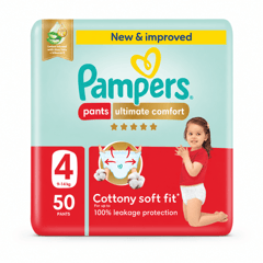 Pampers Premium Care Pants (4) 9-14 Kg 50 Diapers
بامبرز عناية مميزة كلوت (4) 9–14 كيلو 50 حفاض