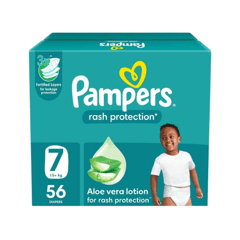 Pampers Size (7) +15 Kg 56 Diapers
