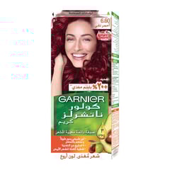 Garnier Naturals Permanent Hair Color 6.60 Fiery Pure Red