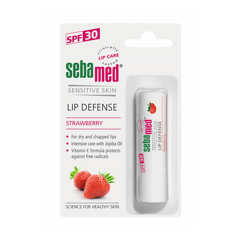 Sebamed Lip Defense Stick Spf30 Strawberry
سيباميد قلم مرطب الشفاة بالفراولة مع واقى الشمس بقوة 30