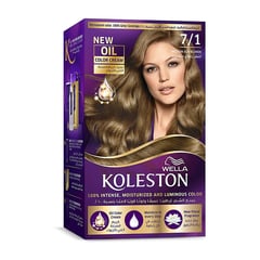 Koleston Kit Hair Color 7/1 Medium Ash Blonde