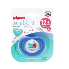 Pigeon Minilight Pacifier Ship (Large) Boy 12-18 Months