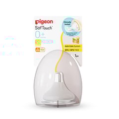 PIGEON SOFTOUCH PERISTALTIC PLUS NIPPLE 1PCS SS