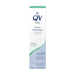 Qv Face Oil Free Moisturizing Cream 75g
كيو في كريم مرطب الوجه خالي من الزيوت 75 جم