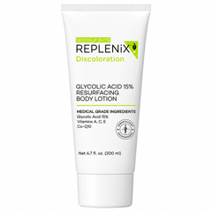 Replenix Glycolic Acid 15% Resurfacing Body Lotion 200 ml
ريبلنكس حمض الجليكوليك بتركيز 15% لوشن تجديد الجسم 200 مل