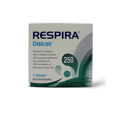 Respira Diskair 50/250 mcg Respiratory Solution