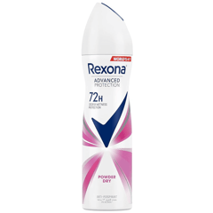 Rexona Deo Spray For Women Advanced Protection 72H+ Powder Dry 150 ml
ريكسونا مزيل عرق بخاخ نسائي حماية فائقة لمدة 72 ساعة باودر دراي 150 مل