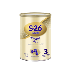 S-26 Gold (3) Milk 1800g
إس-26 جولد (3) حليب أطفال 1800 جم