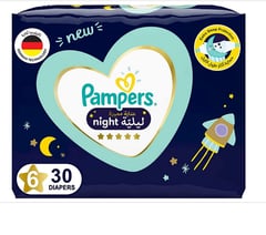 Pampers Premium Care Night, Size 6, 14+ kg, 30 Diapers