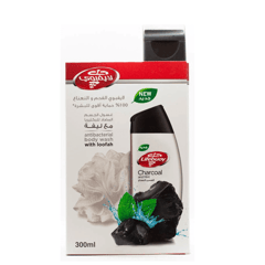 لايفبوي غسول للجسم بجزيئات الفحم مع ليفة
