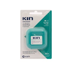 كين خيط أسنان بالشمع بنكهة النعناع بالفلوريد - 50 متر