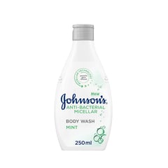 Johnson's Anti-Bacterial Micellar Body Wash Mint 250 ml
جونسون غسول الجسم ميسلار مضاد للبكتيريا بخلاصة النعناع 250 مل