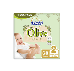 Baby Joy Olive Oil Size 2 Small 3.5 To 7 Kg Mega Pack 68 Diapers