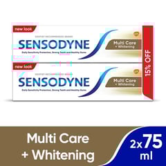 Sensodyne Toothpaste Multicare & Whitening 2*75Ml
