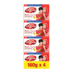 Lifebuoy Soap Total Red 160Gm (3+1 Free)