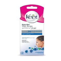 Veet Wax Strips for Face and Sensitive Skin 20 Strips
