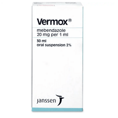 Vermox oral suspension 2 %