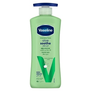 Vaseline Aloe Soothe Body Lotion with Aloe Vera Heals and Refreshes Dry  Skin 400ml