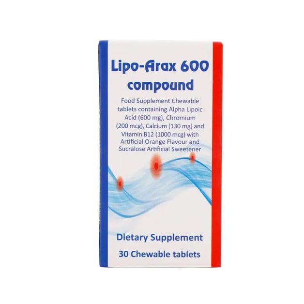 Lipo Arax Compound 600mg 30Chewable Tabs