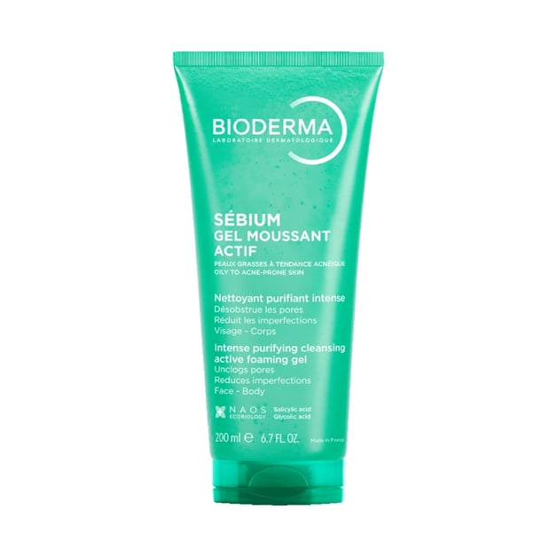 Bioderma Sébium Gel Moussant Actif Foaming Cleanser 200 ml