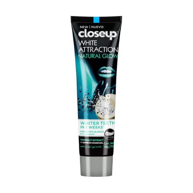 Close Up Toothpaste White Attraction Natural Glow Coconut Extract + Bamboo Charcoal 75 ml