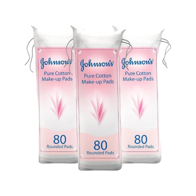 Johnson's Pure Cotton Make-Up 240 Pads (2+1 Free)