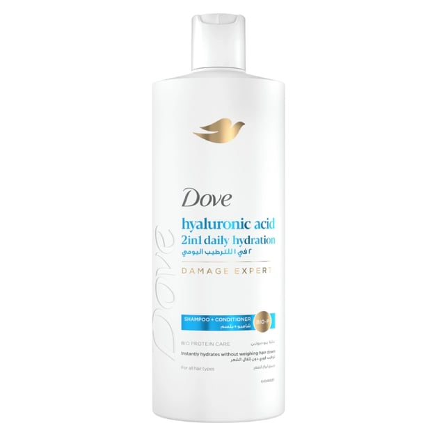 Dove Shampoo 2 In1 Daily Care 590Ml