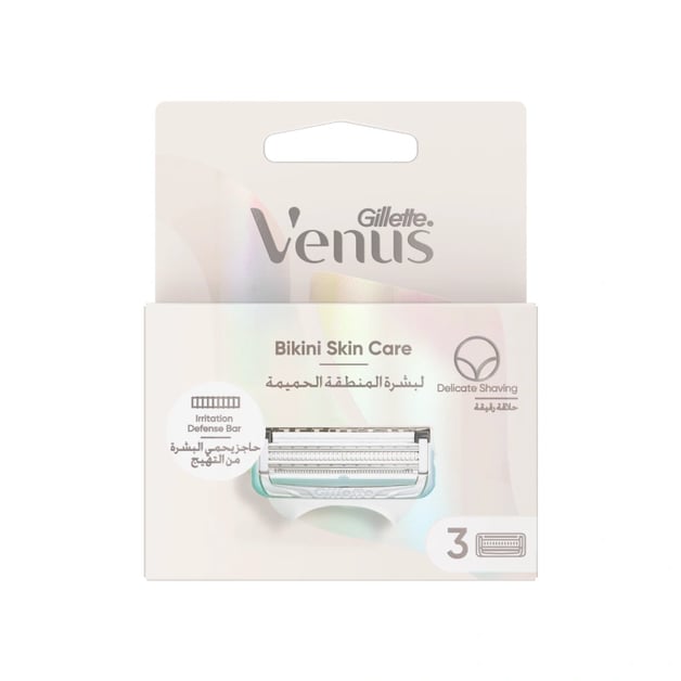 Gillette Venus Skin Care Razor Blade Refills With Precision Trimmer 3 Count