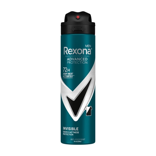 Rexona Deo Spray For Men 72H + Invisible Original 150 ml