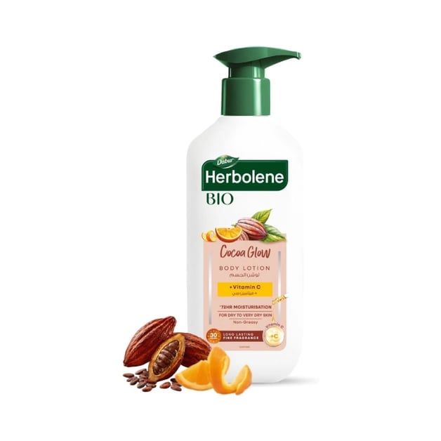 Dabur Herbolene Body Lotion Cocoa Glow 400Ml