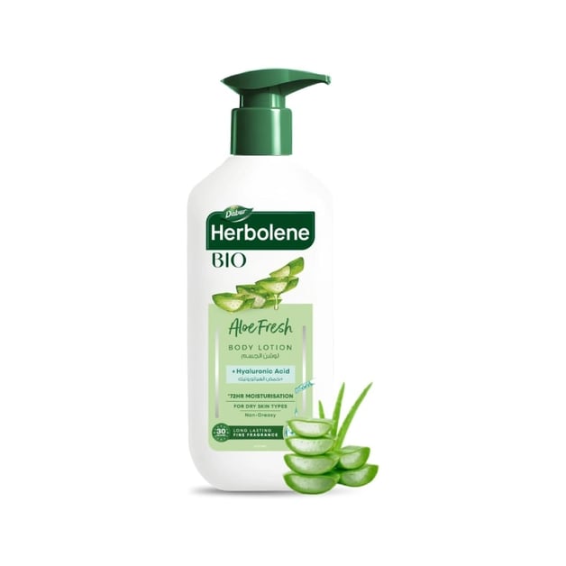Dabur Herbolene Body Lotion Aloe Fresh 400Ml