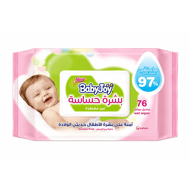 Baby Joy Sensitive Skin 76 Baby Wet Wipes