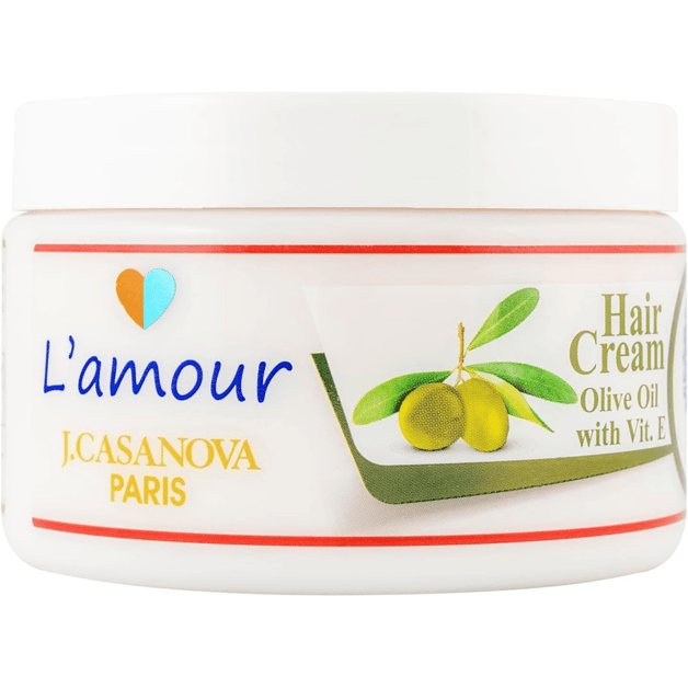 J. Casanova Hair Cream Olive Oil With Vitamin E 300 ml