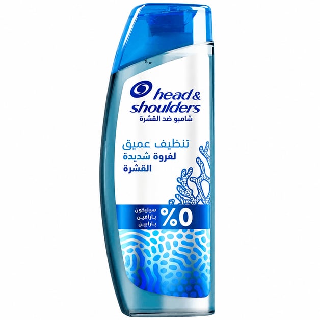 Head & Shoulders Deep Clean Anti-Dandruff Shampoo – Severe Flake Control, Deep Cleansing, 400ml