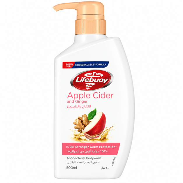 Lifebuoy Body Wash Apple Cider and Ginger 500 ml