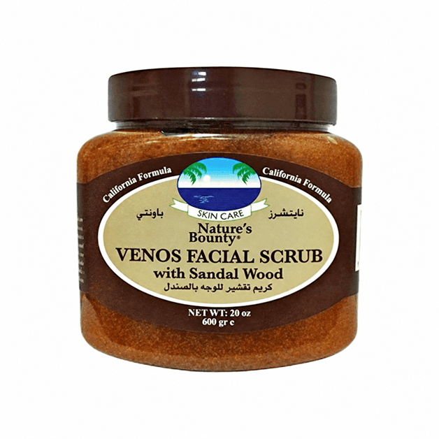 Nature's Bounty Venos Face & Body Scrub Sandal Wood 600g