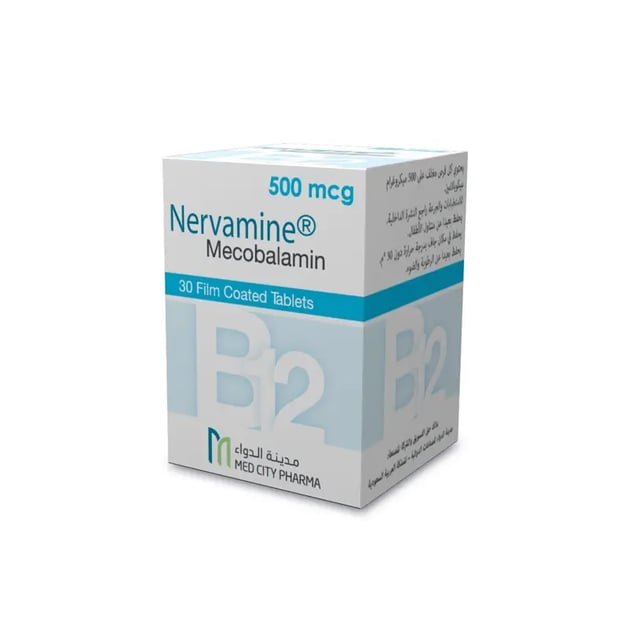 Nervamine 500 mcg Tablets – 30 Tablets